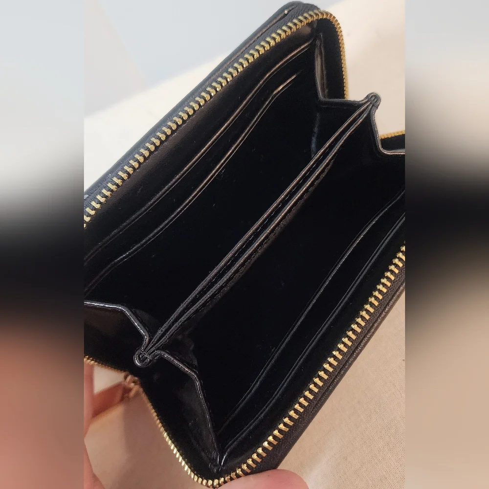 Michael Kors Black and Silver Patterned Bag Set